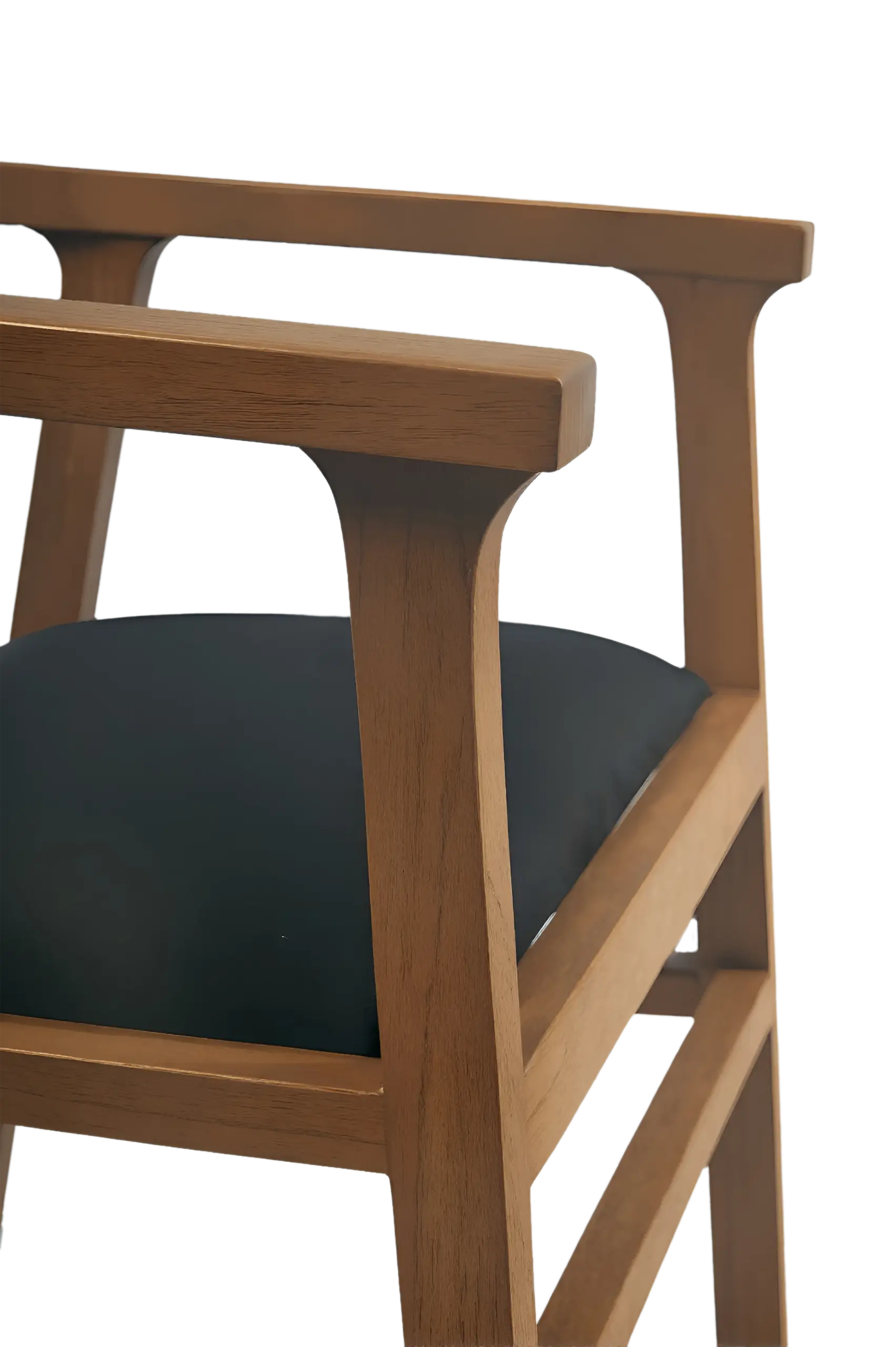 Tabu-Design-CH88-NAGA-Armchair-Dark-Wood-Black-Fabric-5