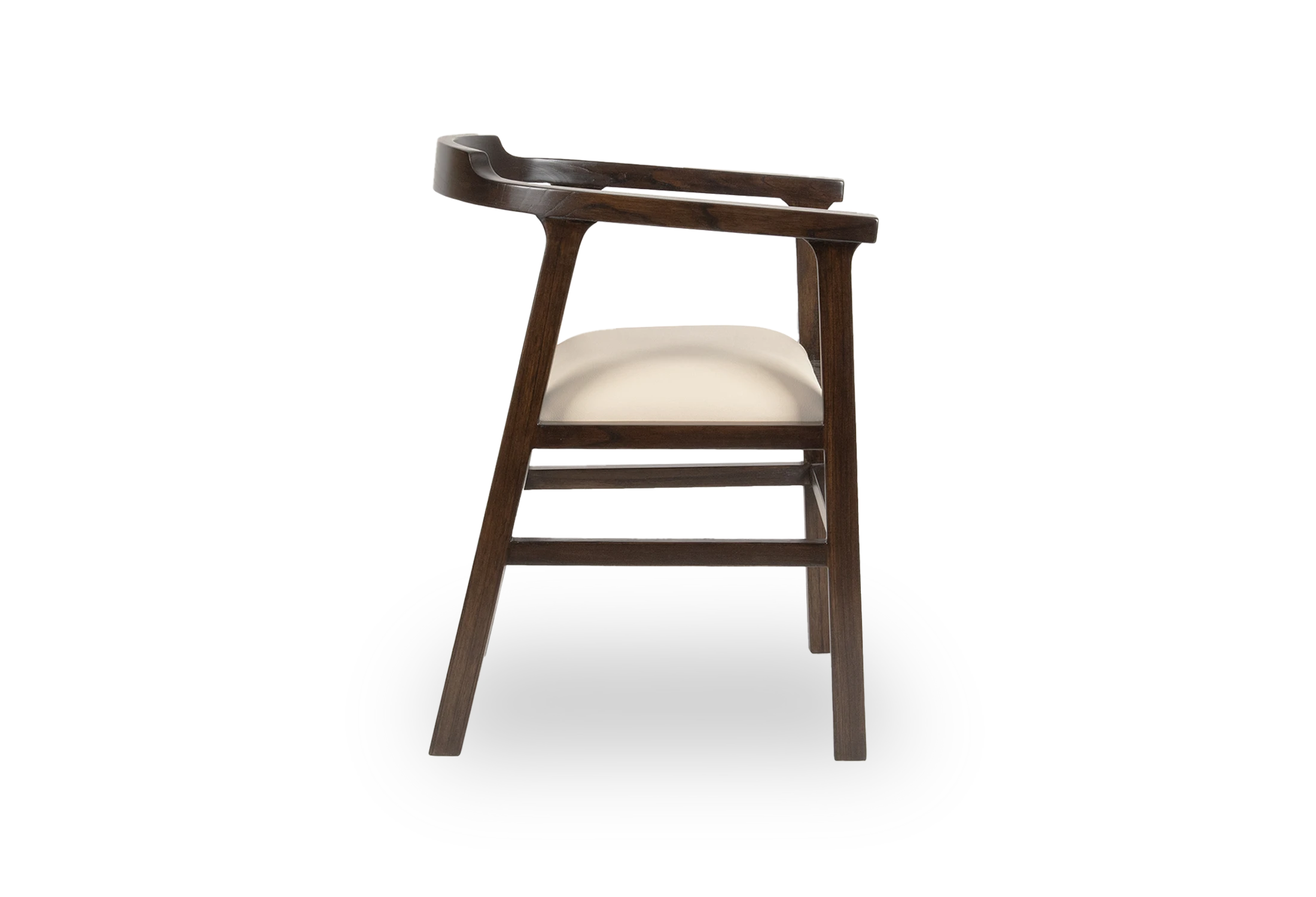 Tabu-Design-CH88-NAGA-Armchair-Dark-Wood-Ivory-Leather-2