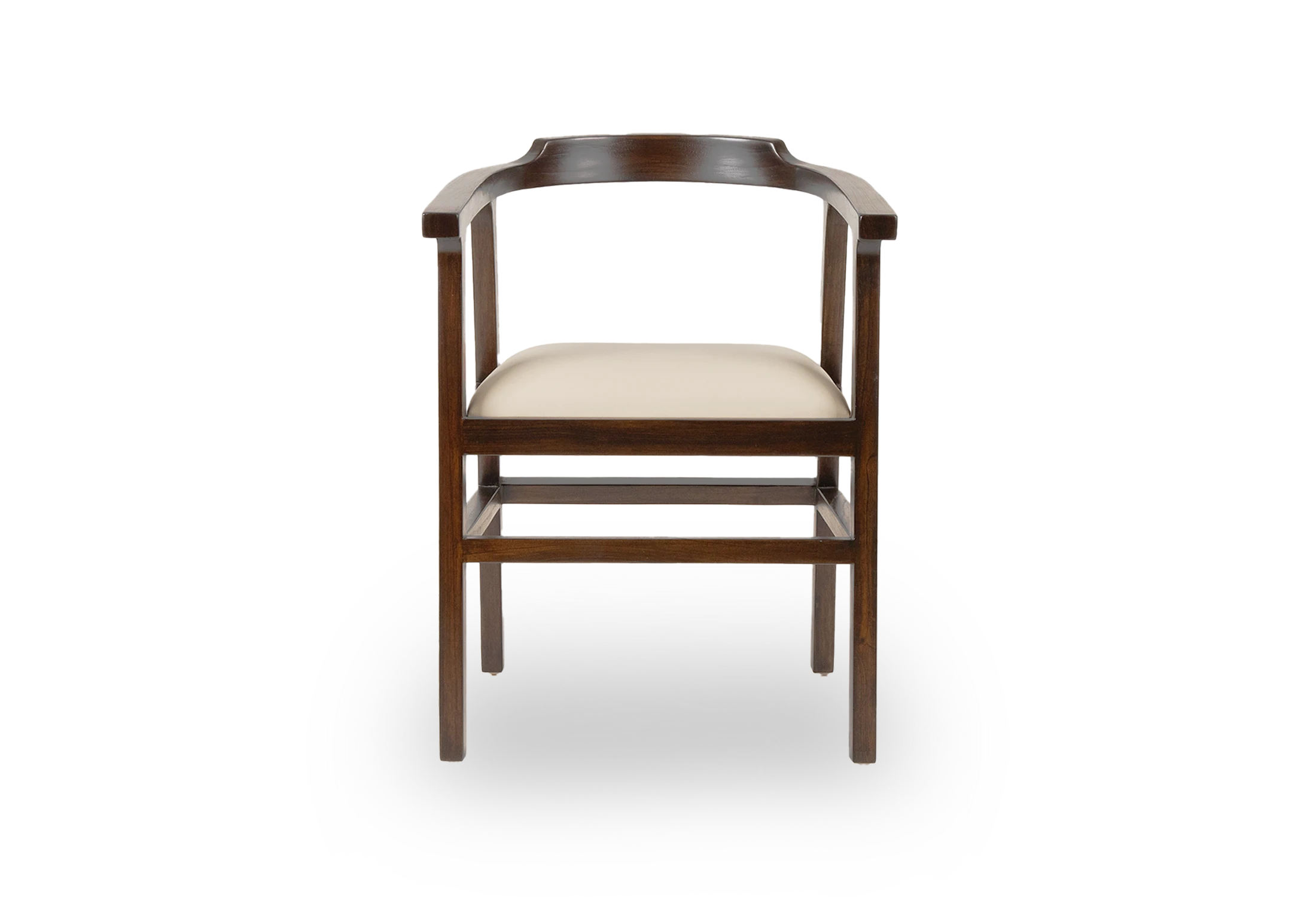 Tabu-Design-CH88-NAGA-Armchair-Dark-Wood-Ivory-Leather-4