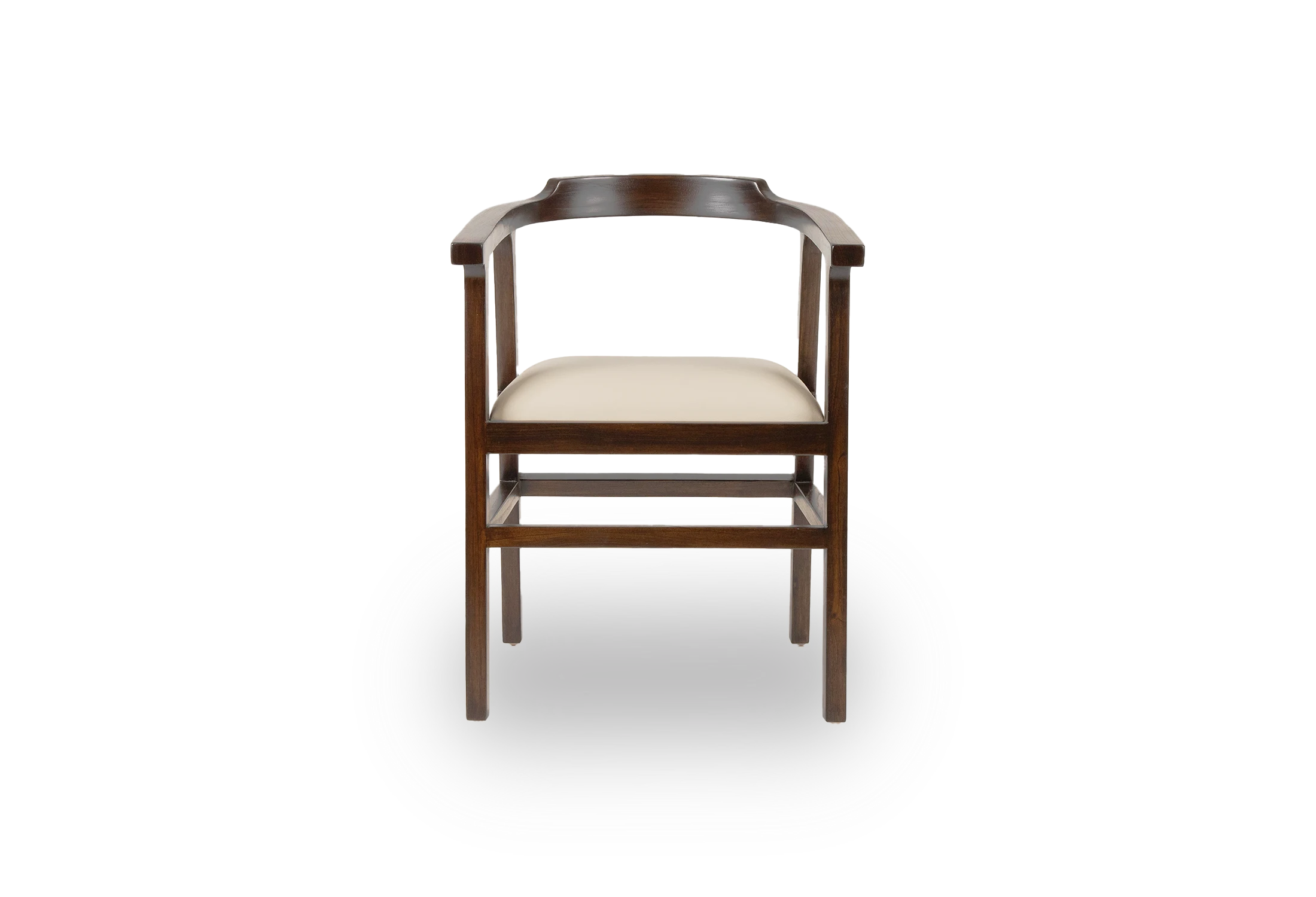 Tabu-Design-CH88-NAGA-Armchair-Dark-Wood-Ivory-Leather-4