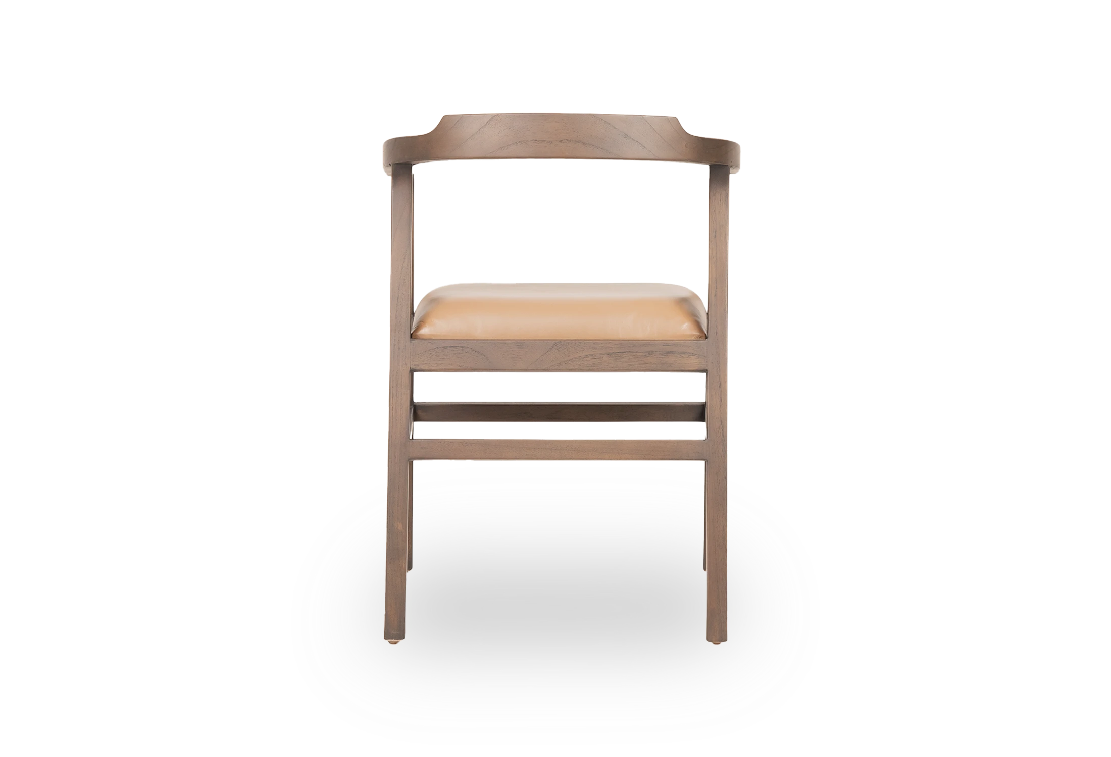 Tabu-Design-CH88-NAGA-Armchair-Grey-Wood-Beige-Leather-3