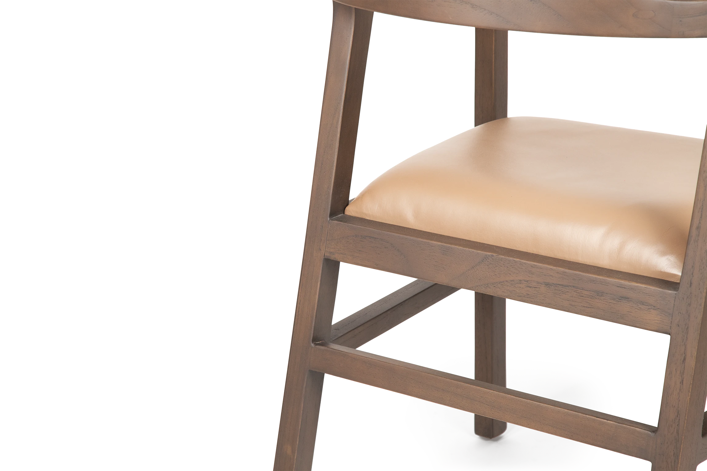 Tabu-Design-CH88-NAGA-Armchair-Grey-Wood-Beige-Leather-6