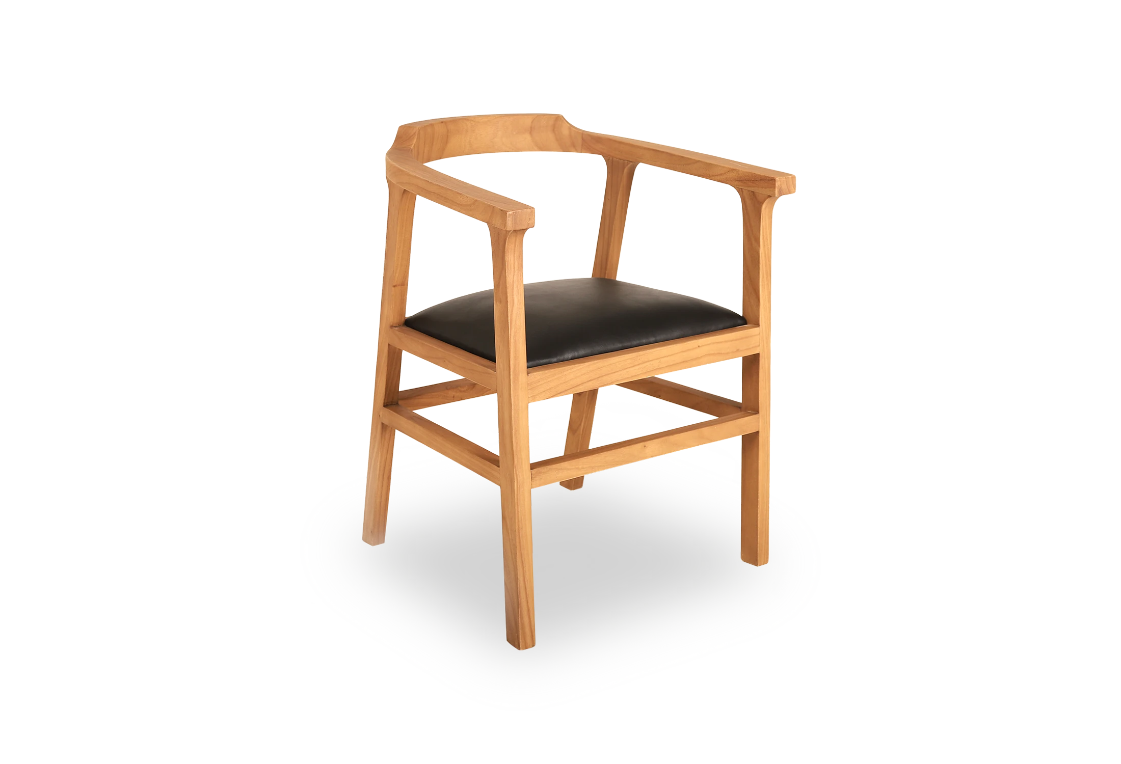 Tabu-Design-CH88-NAGA-Armchair-Wood-Black-Leather-1