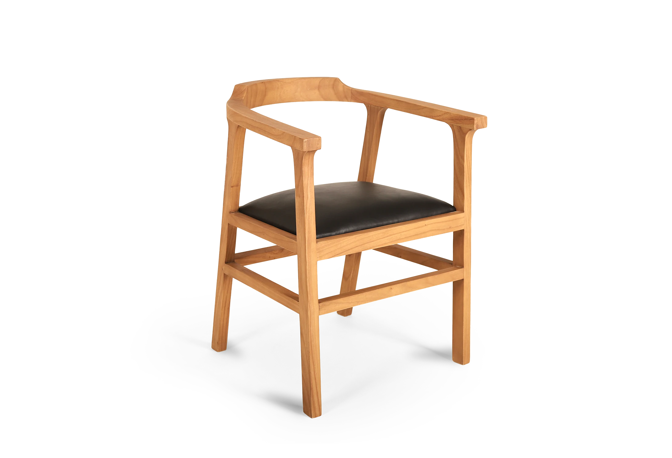 Tabu-Design-CH88-NAGA-Armchair-Wood-Black-Leather-1