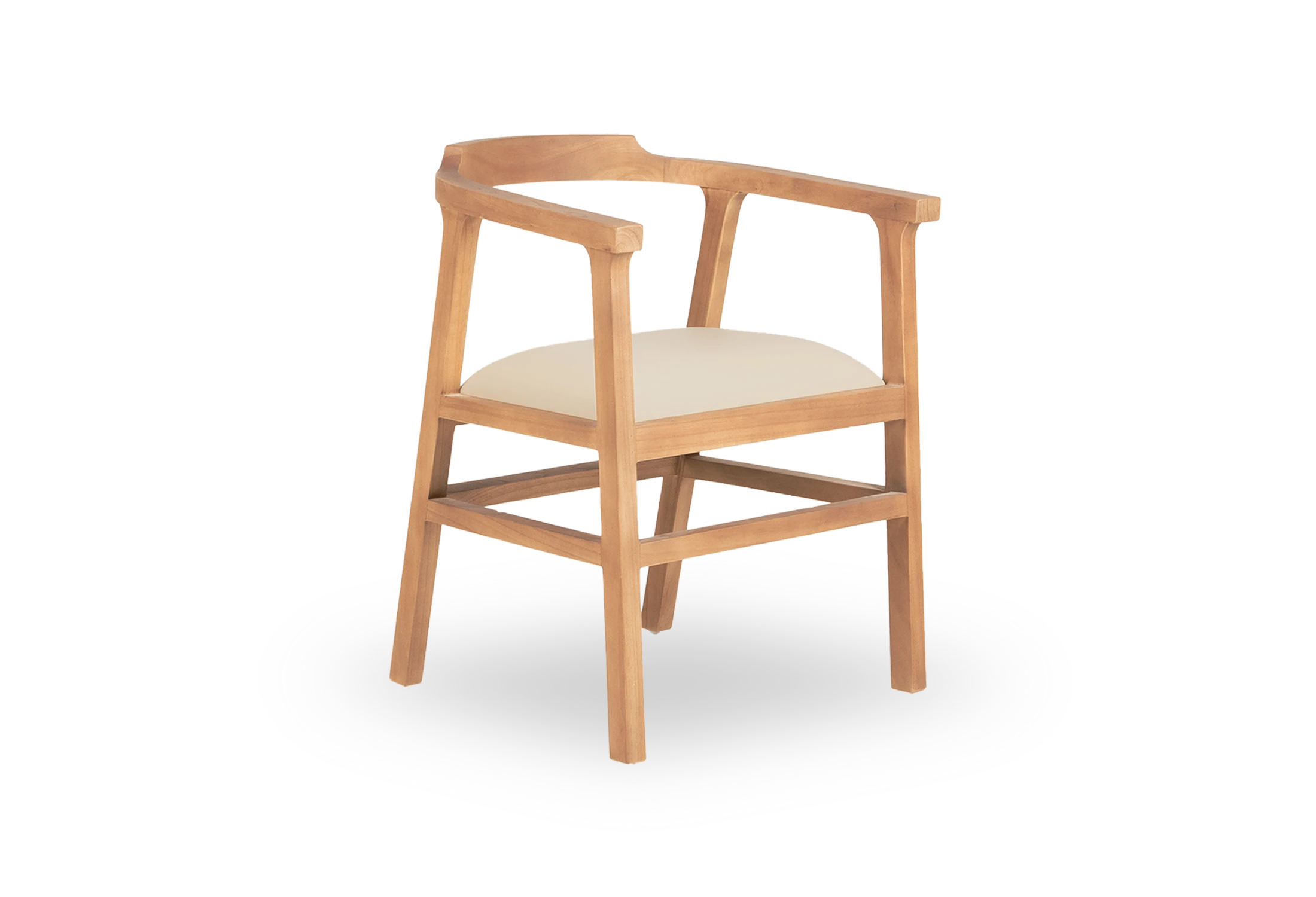 Tabu-Design-CH88-NAGA-Armchair-Wood-Ivory-Leather-1