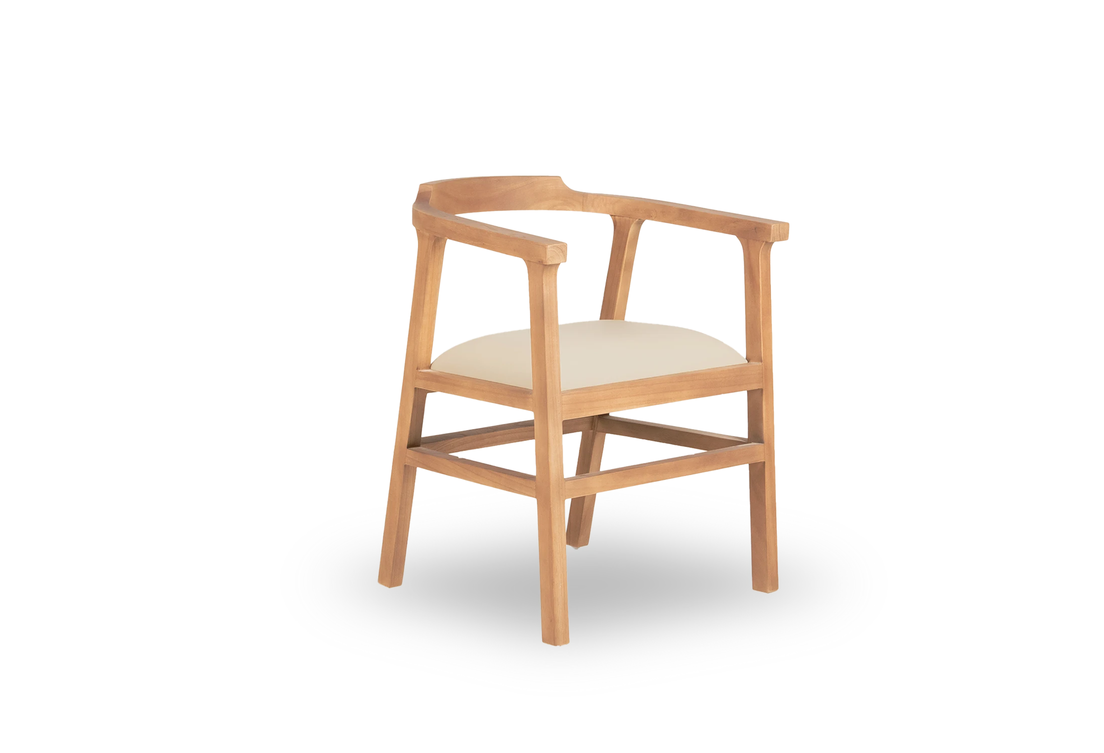 Tabu-Design-CH88-NAGA-Armchair-Wood-Ivory-Leather-1