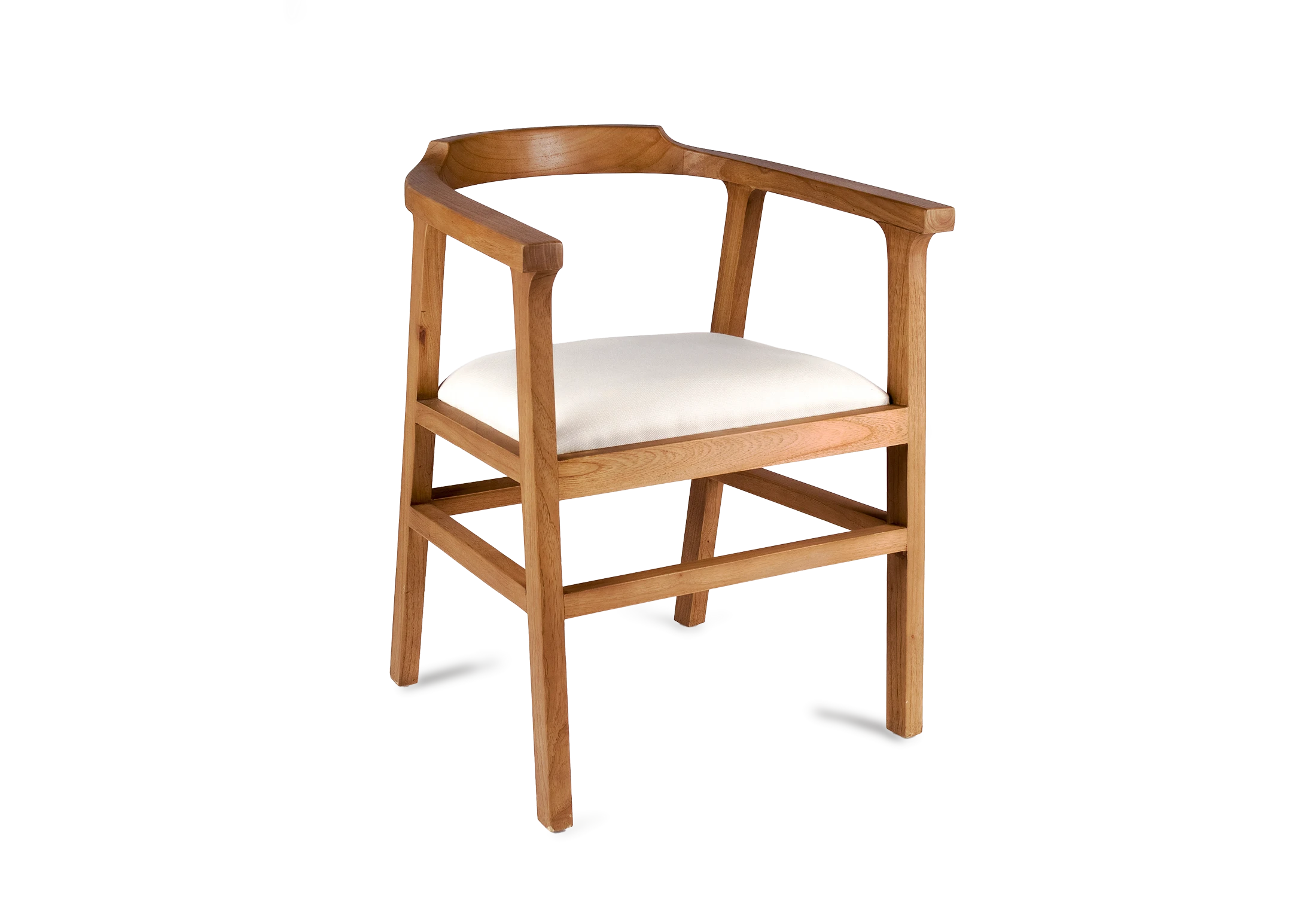 Tabu-Design-CH88-NAGA-Armchair-Wood-White-Fabric-1