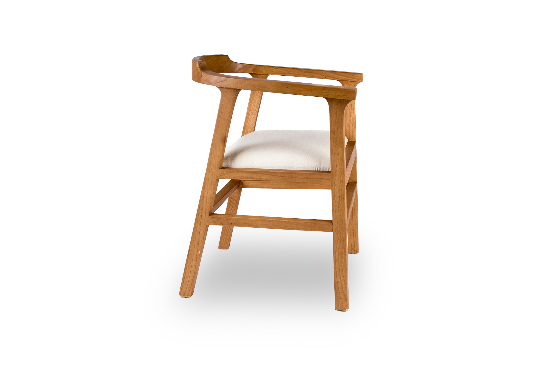 Tabu-Design-CH88-NAGA-Armchair-Wood-White-Fabric-2