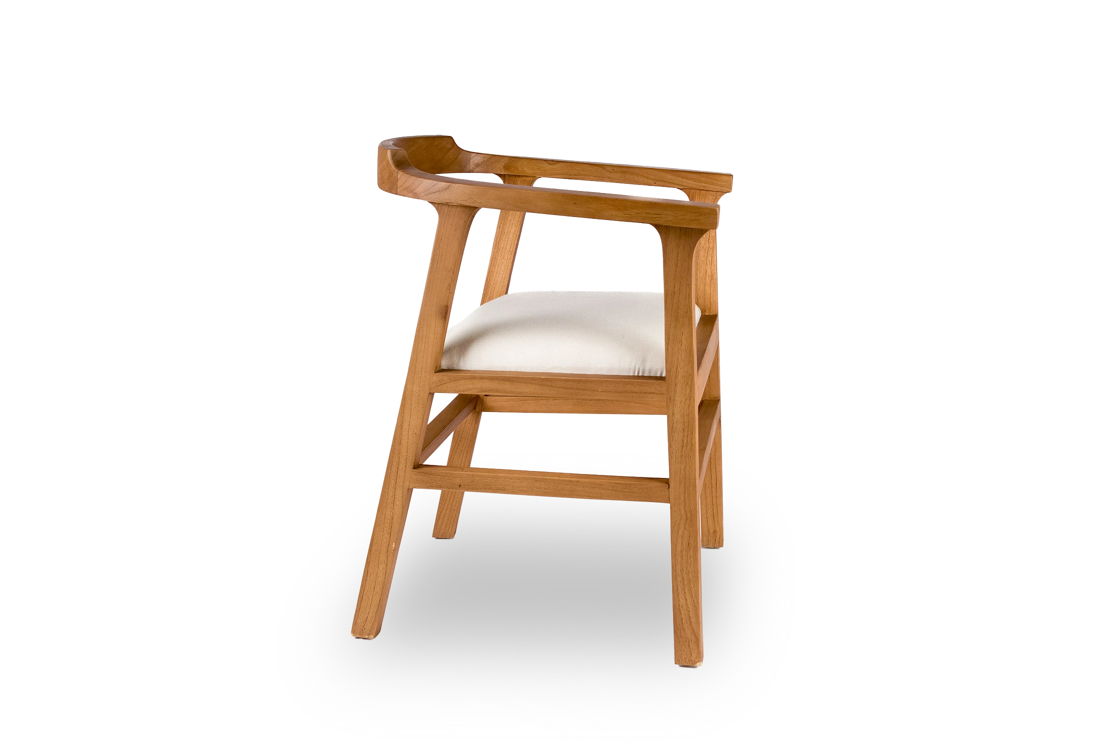 Tabu-Design-CH88-NAGA-Armchair-Wood-White-Fabric-2