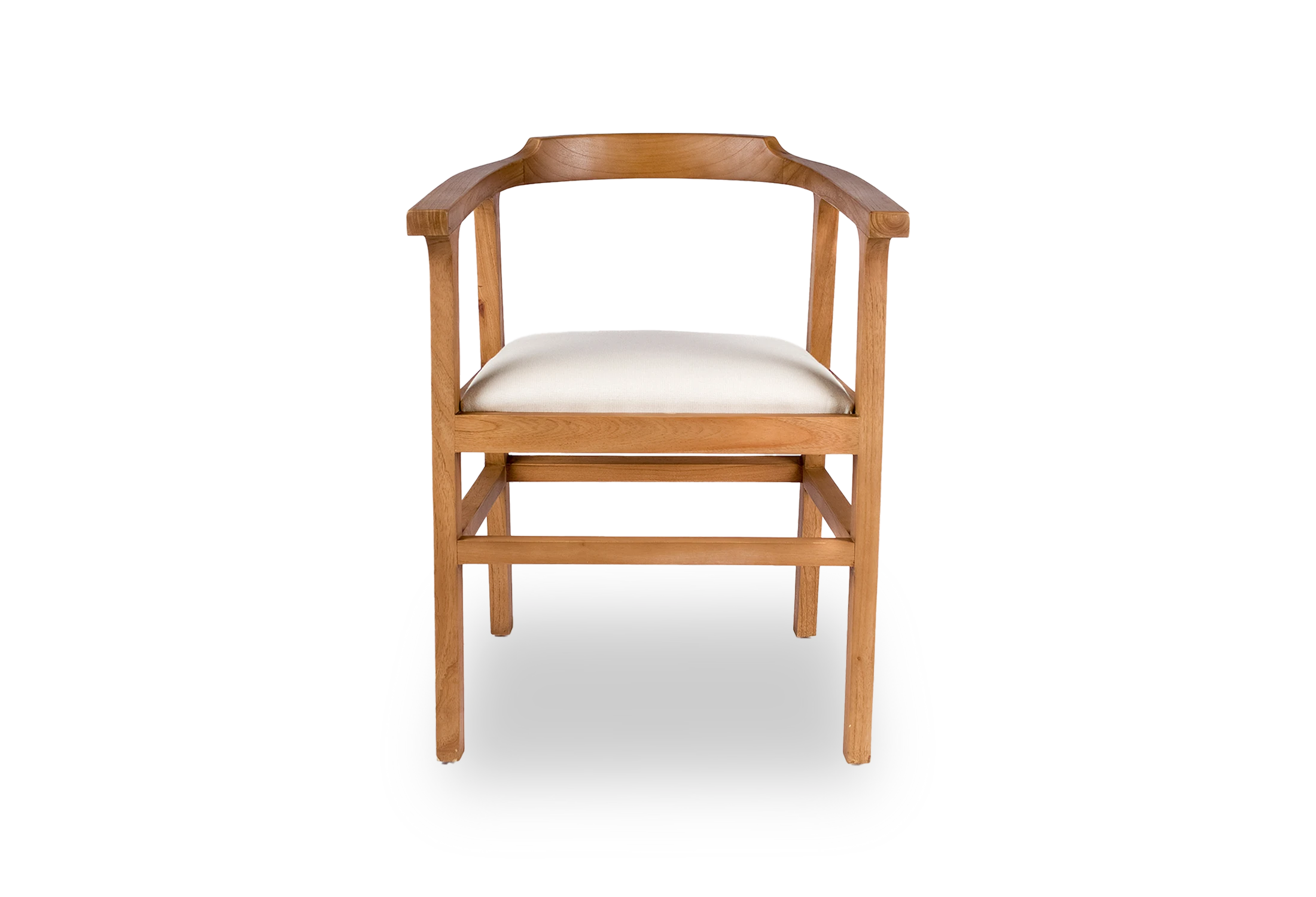 Tabu-Design-CH88-NAGA-Armchair-Wood-White-Fabric-4