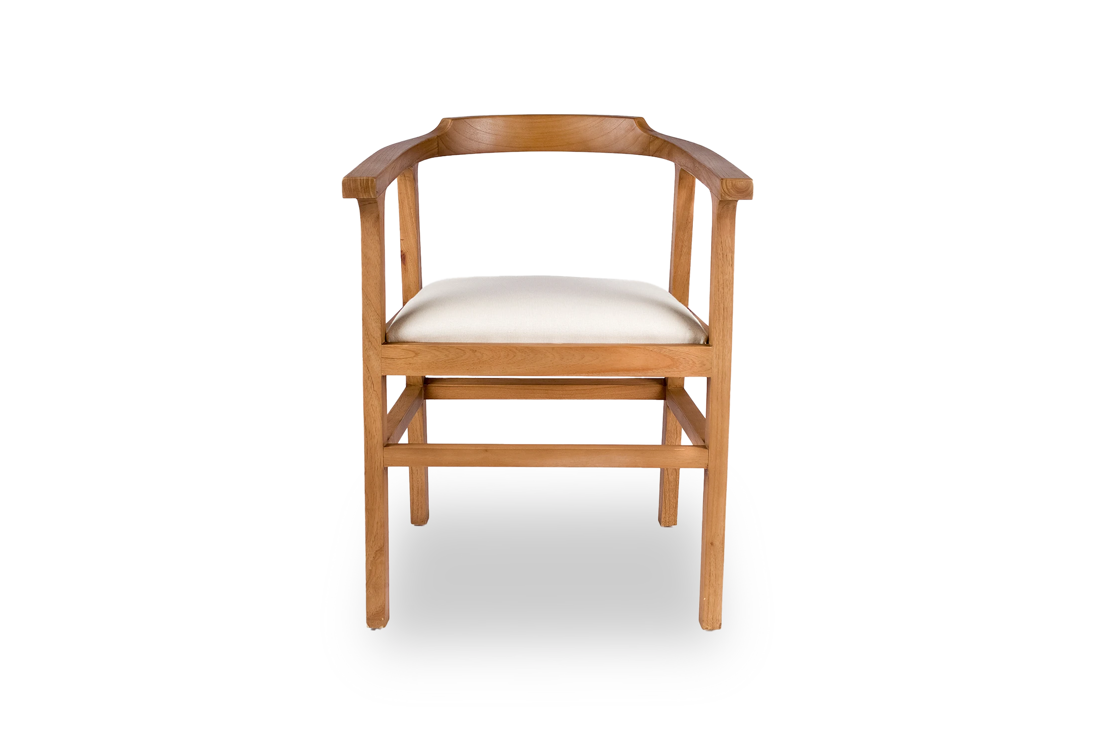 Tabu-Design-CH88-NAGA-Armchair-Wood-White-Fabric-4