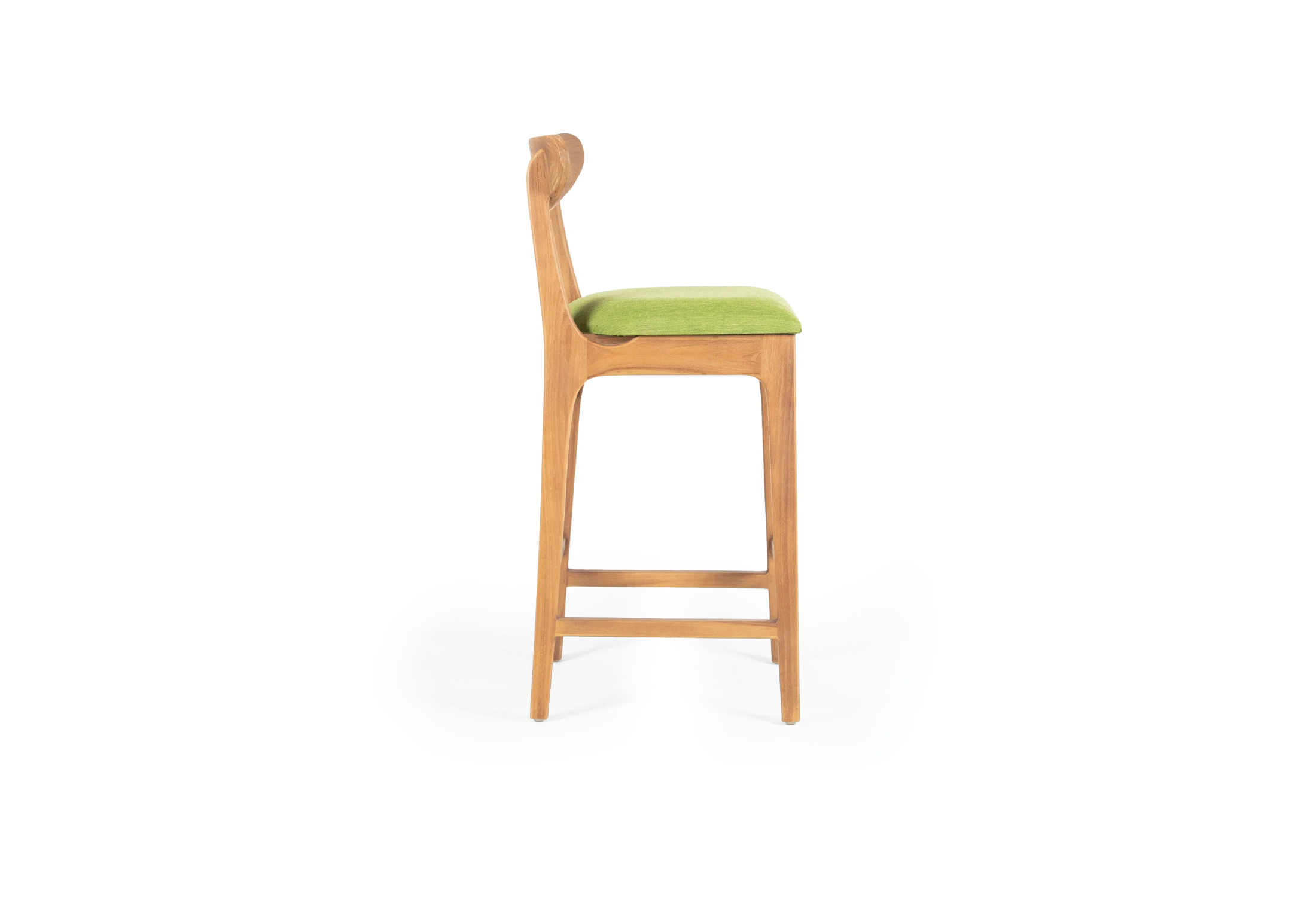 Tabu-Design-ST27-Aru-Stool-Wood-Green-Fabric-2