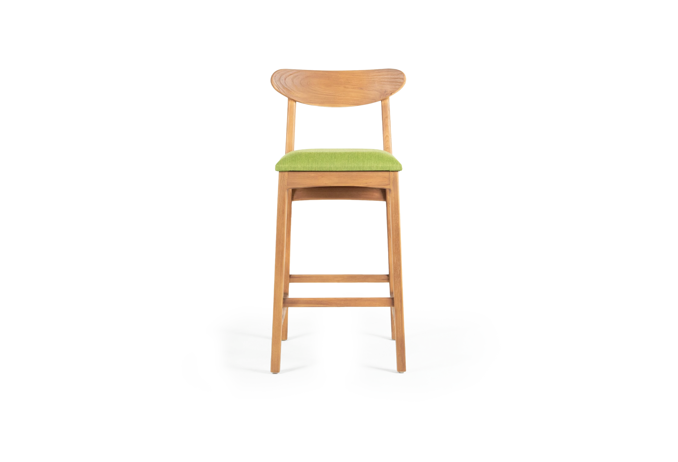 Tabu-Design-ST27-Aru-Stool-Wood-Green-Fabric-3