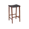 SOHO Bar Stool - Stool Wood Black Leather