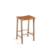 SOHO Bar Stool - Stool Wood Camel Leather