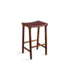 SOHO Bar Stool - Stool Wood Chocolate Leather