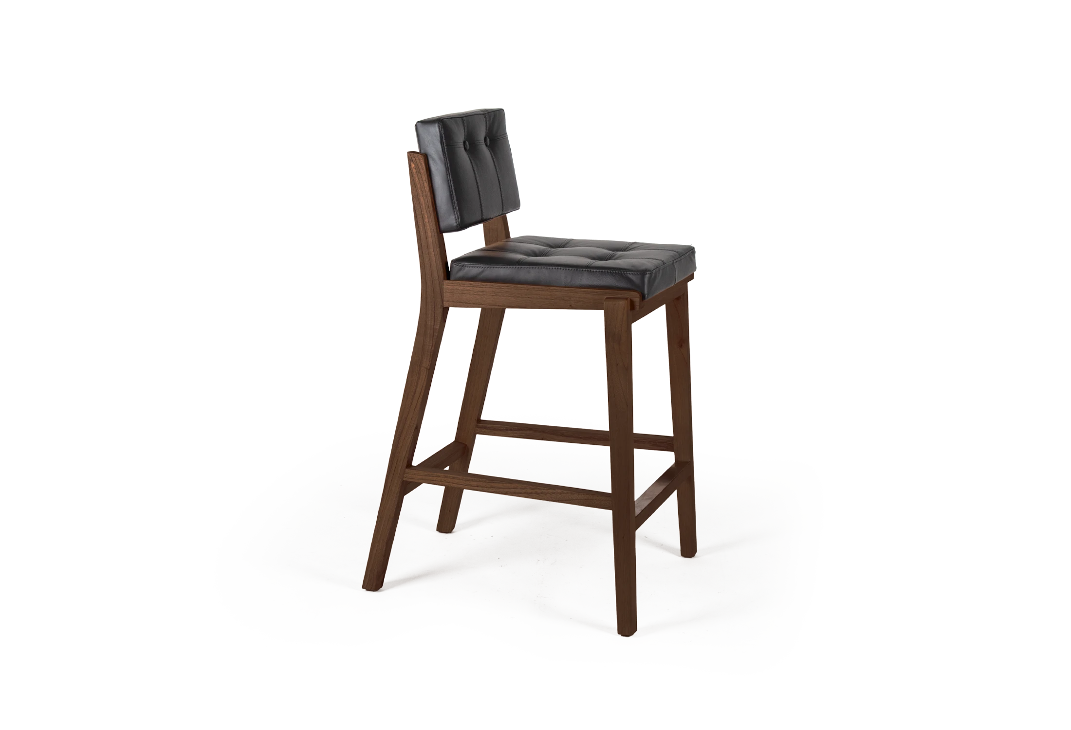 Tabu-Design-ST52-Mus-Bar-Stool-Dark-Wood-Black-Leather-1