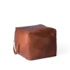 SQ Pouf Low Stool - Leather