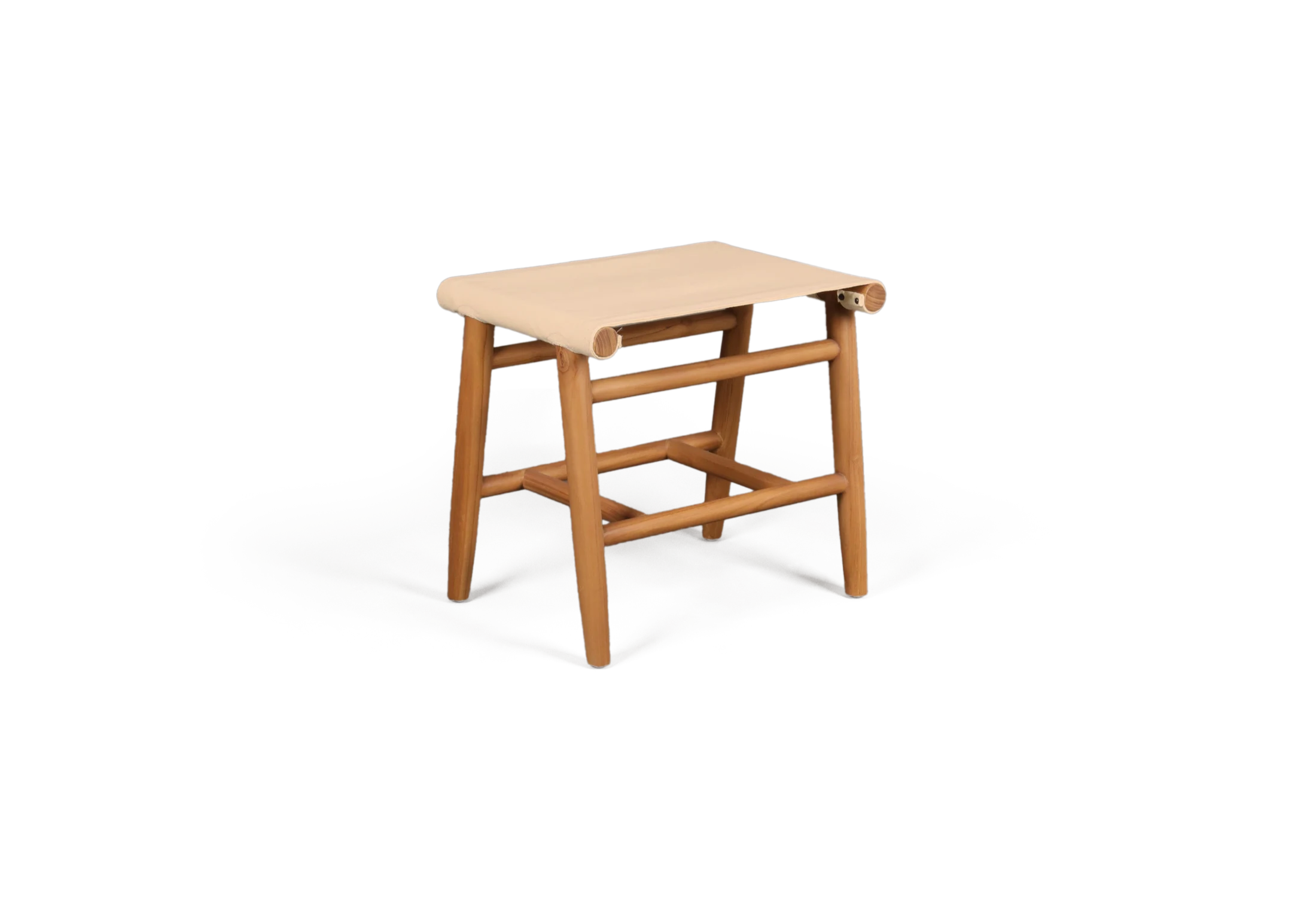 Tabu-Design-STL49-Pabs-Low-Stool-Teak-Cream-Fabric-1