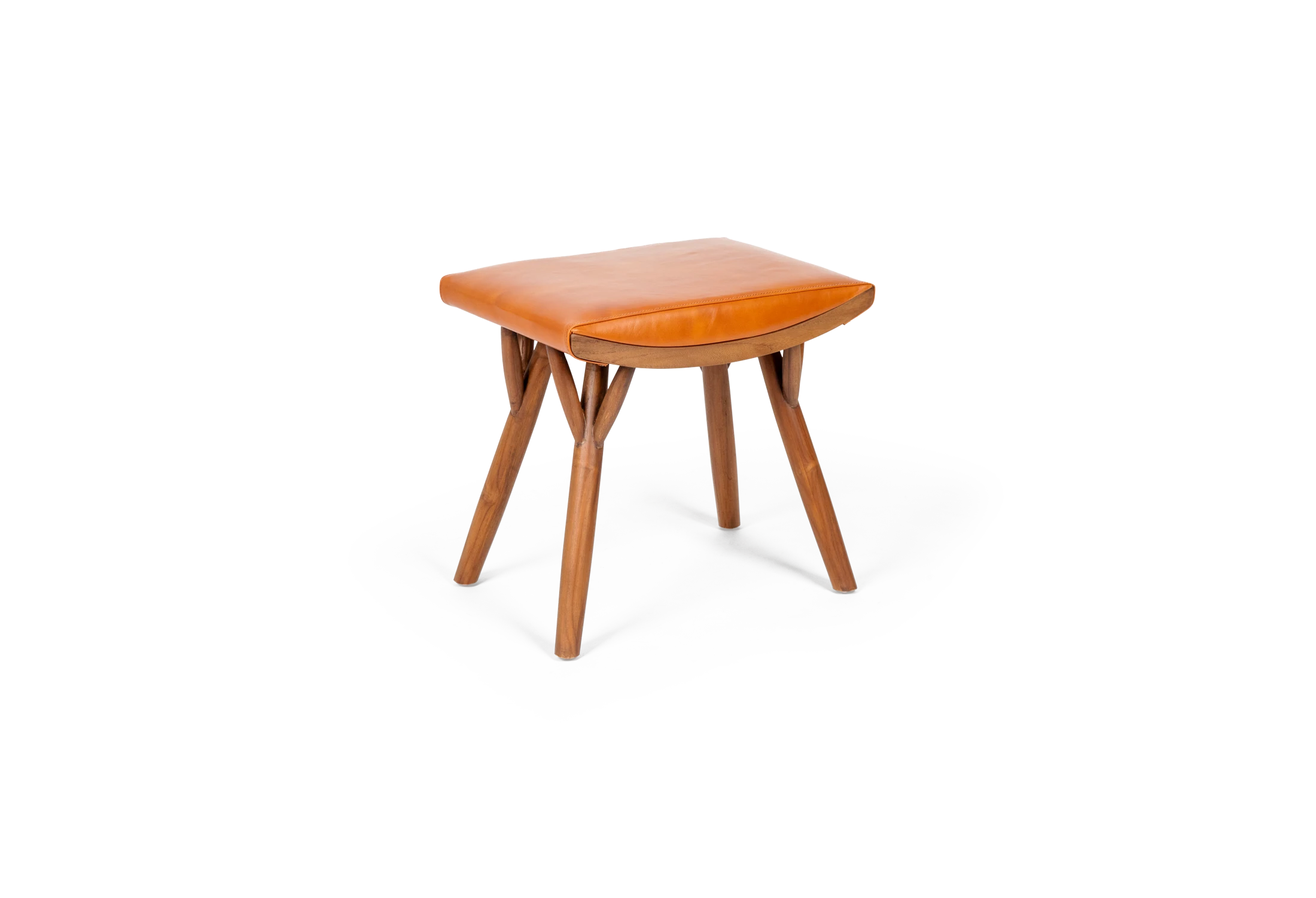 Tabu-Design-STL50-AD-Low-Stool-Teak-Brown-Leather-1