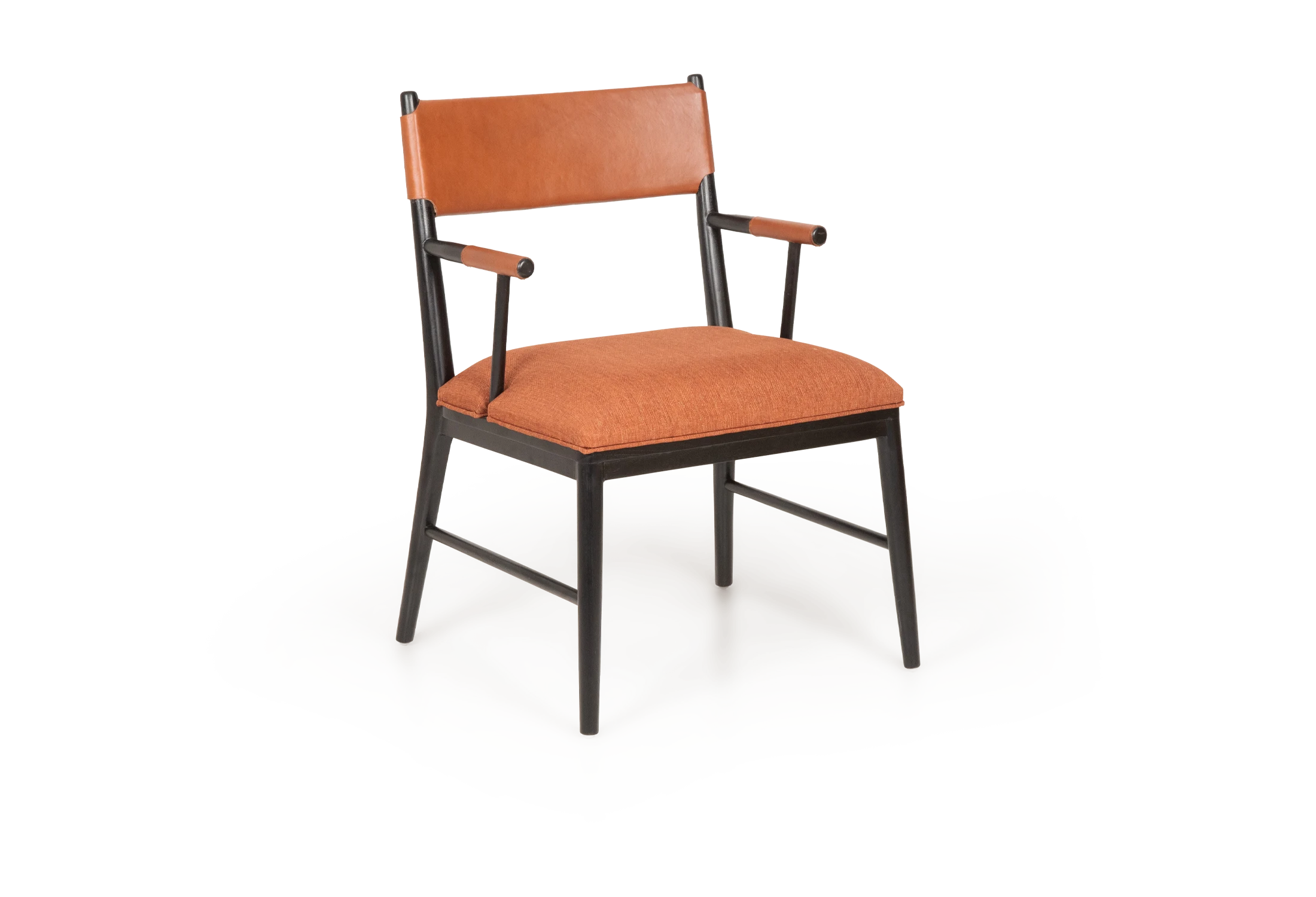 tabu-design-ch160-napoli-chair-black-teak-leather-brown-fabric-1