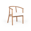 MOON Chair - Teak & White