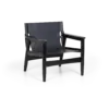 LAMU Lounge Chair - Dark teak black