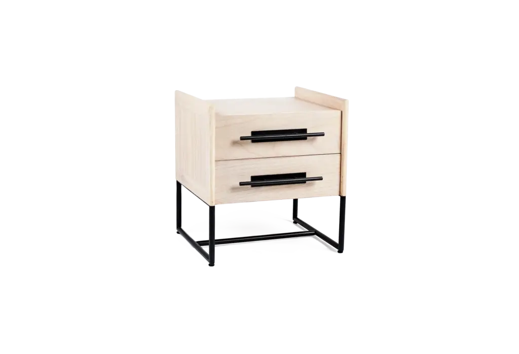 Tabu-Design-STA18B-Markus-Bedside-Table-Two-Drawers-Cream-Wood-Brass-1