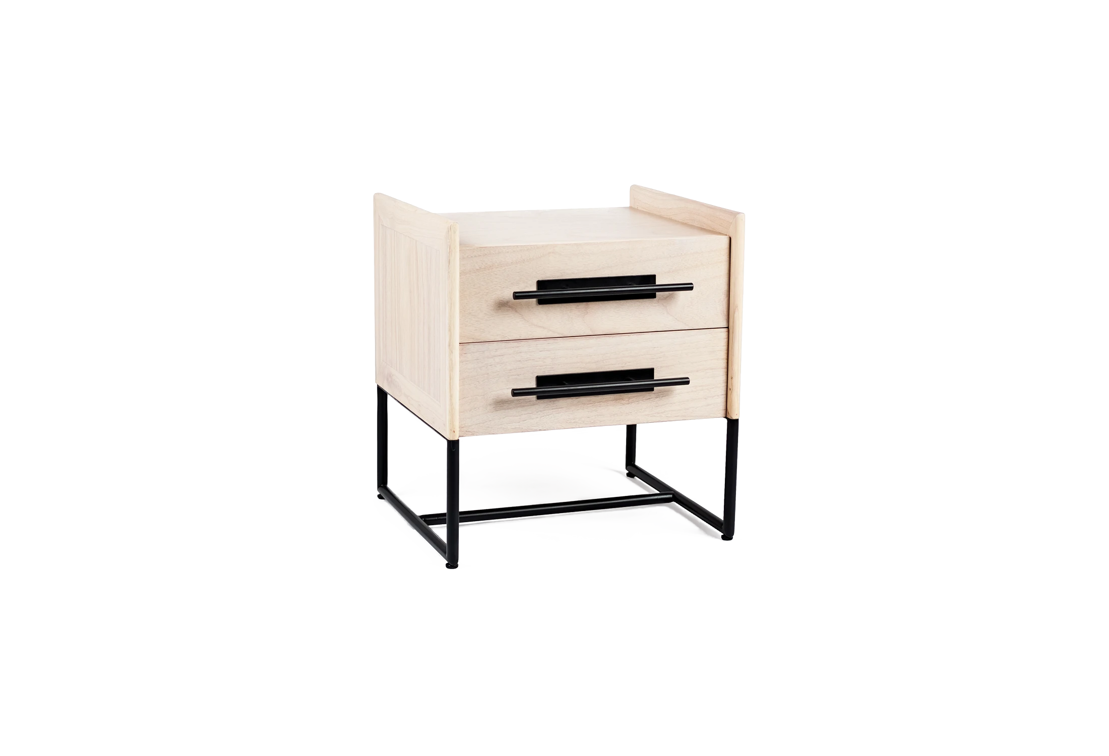 Tabu-Design-STA18B-Markus-Bedside-Table-Two-Drawers-Cream-Wood-Brass-1