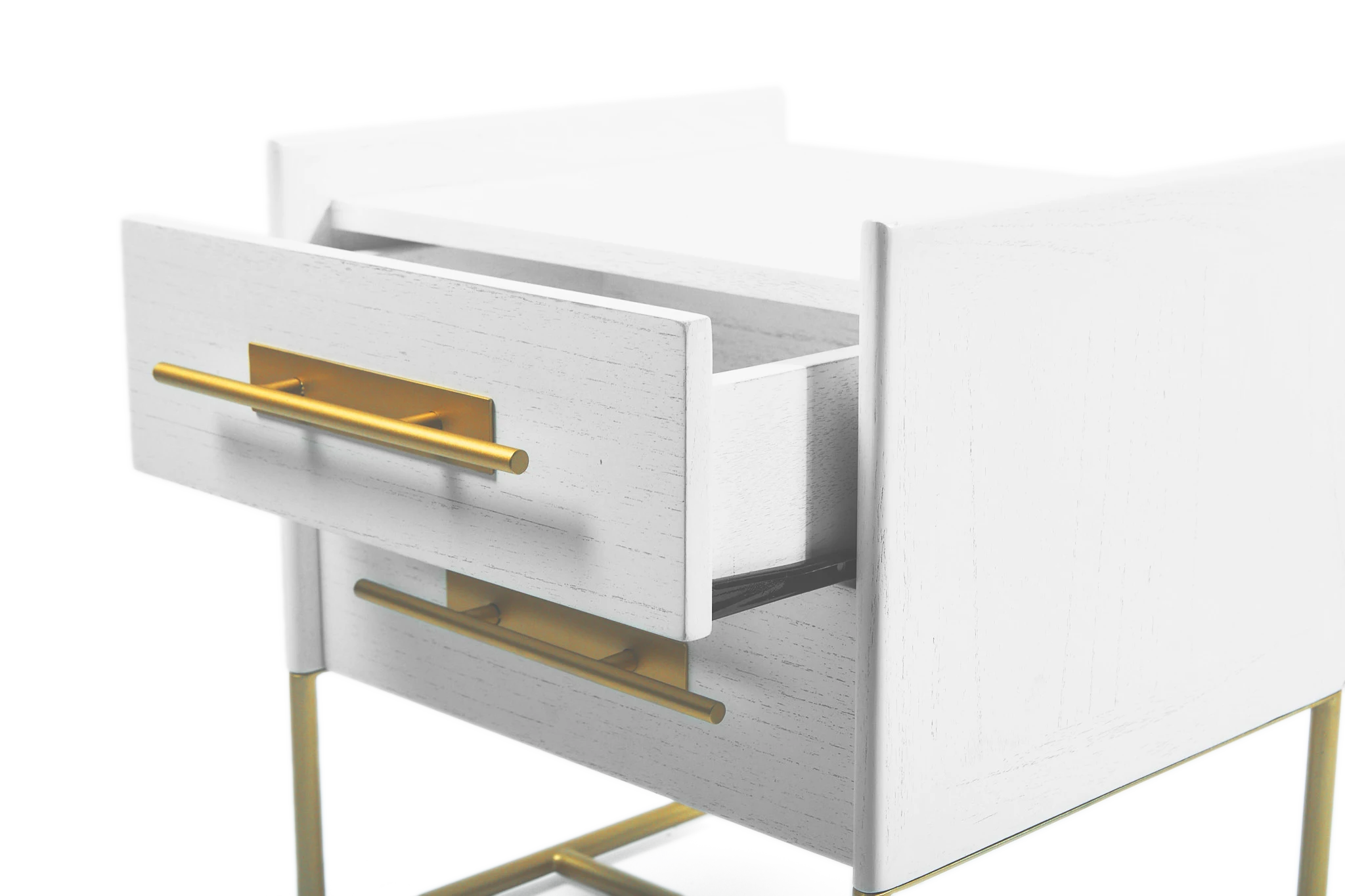 Tabu-Design-STA18B-Markus-Bedside-Table-Two-Drawers-White-Wood-Brass-3