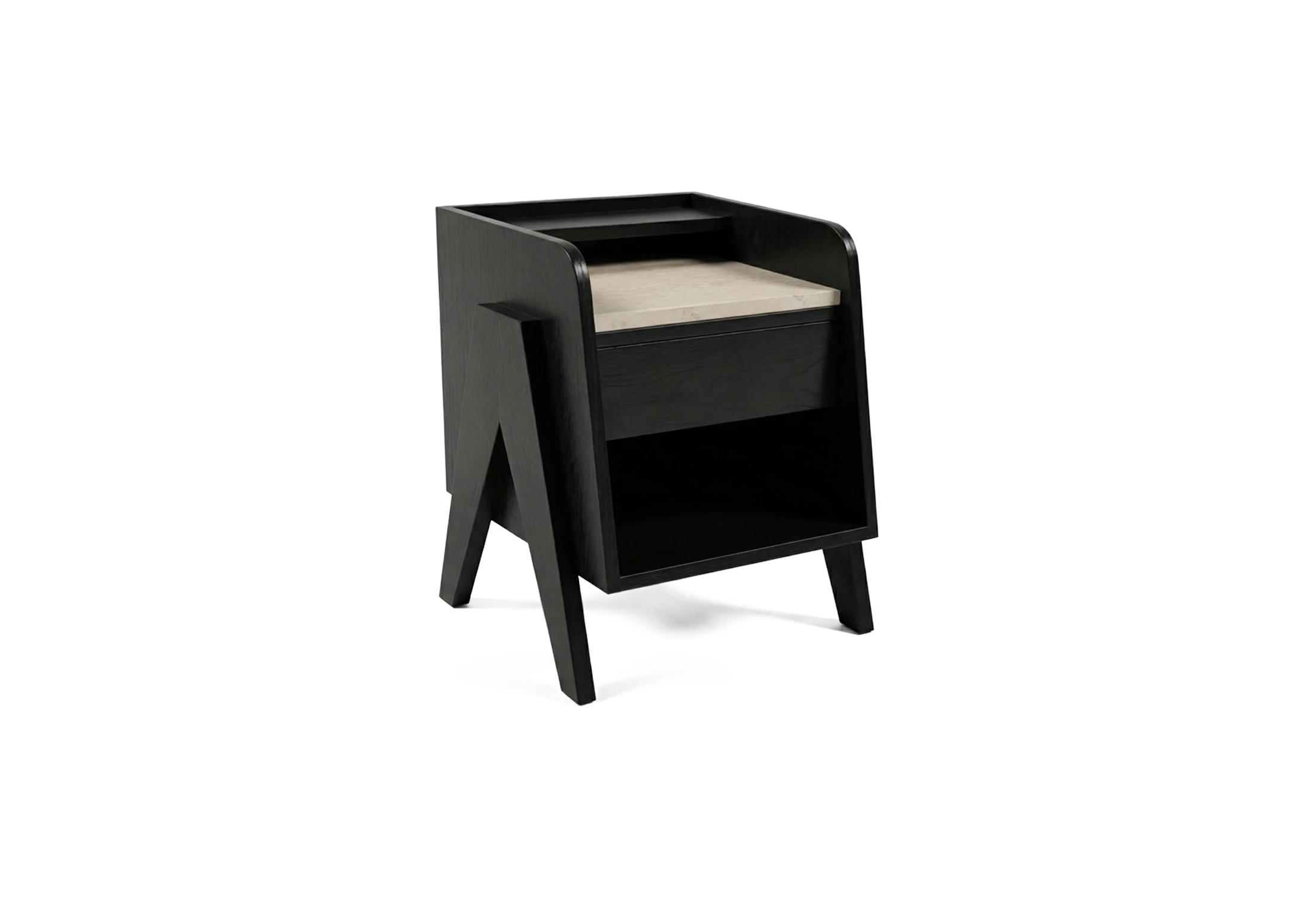 Tabu-Design-STA26-Romana-Bedside-Table-Black-Wood-Marble-1