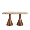KONIK Restaurant Table - Wood Stone