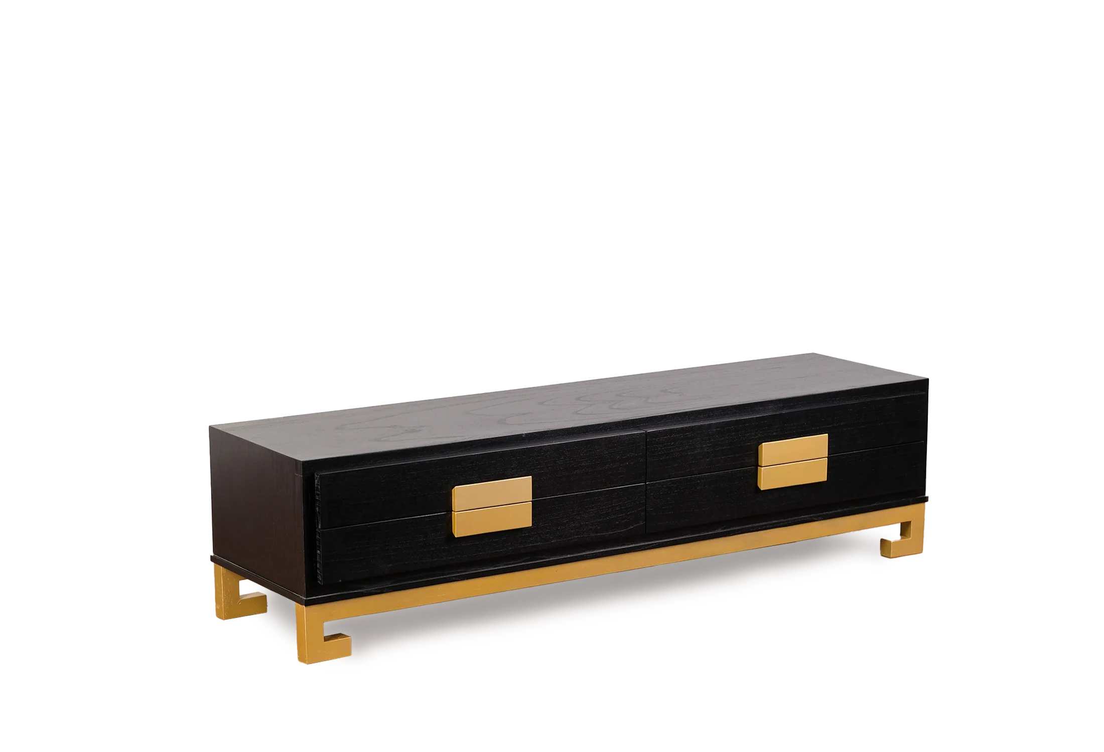 Tabu-Design-TV14-Lotus-Tv-Cabinet-black-Wood-brass-1