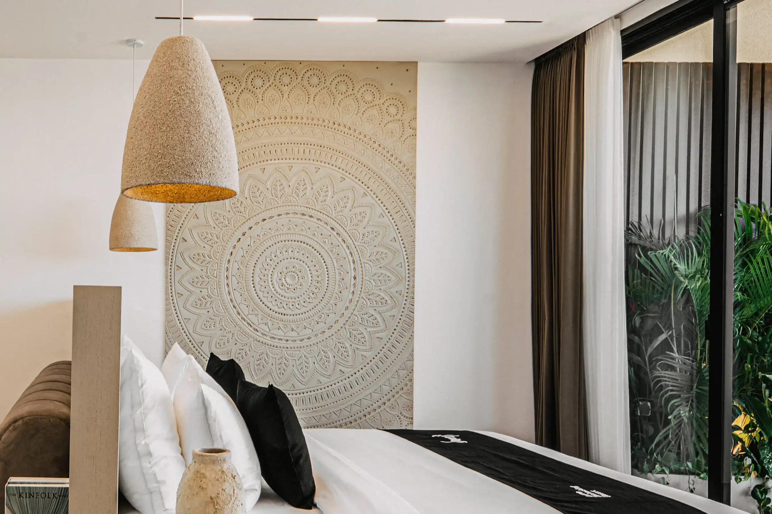 Bali wall carving decoration in wellness uluwatu